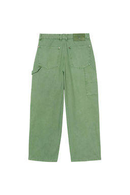 PANTAL?N RELAXED FIT BOLSILLO CARPINTERO / VERDE - Zara фото 4
