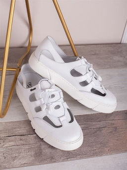 Кеды летние мужские/ Сандалии мужские 605-1-00 Белый