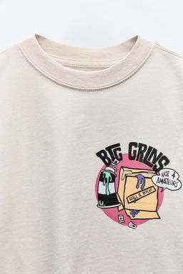 SPRAY GRAPHIC T-SHIRT - Zara фото 3