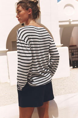 RUSTIC COTTON T-SHIRT - Zara фото 17
