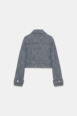 SHORT TEXTURED JACKET - Zara фото 8