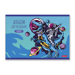 Светоч 8АЛСК4_1_3_9 Альбом для рисования 100 г/м2 A4 29 х 20.5 см 20 шт. на скобе 8 л. 000679 Райдер  фото 66
