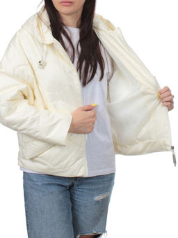 23-061 MILK Куртка оверсайз демисезонная женская (синтепон 100 гр.)