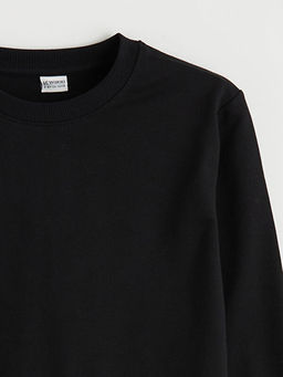 Bisiklet Yaka Erkek ?ocuk Sweatshirt