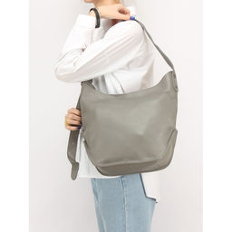 Сумка женская натуральная кожа GU 1002-8320, 1отд+еврокарм, плечевой ремень, серый SALE 251645 - Adelia фото 10