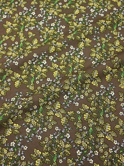 Штапель Мироль цв.шоколадно-коричневый, ш.1.45м, вискоза-100%, 100гр/м.кв