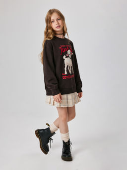 ACOOLA / Джемпер детский для девочек Vesna_sw темно-коричневый  фото 3