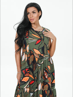 Нежность сарафан женский (хаки) - Lovetex фото 99