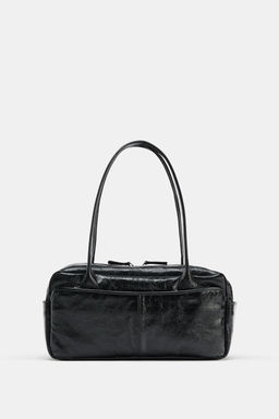 LEATHER BOWLING BAG - Zara фото 2