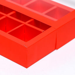 Цена за 2 шт. Коробка для 9 конфет, 13.8×13.8×3.8 см