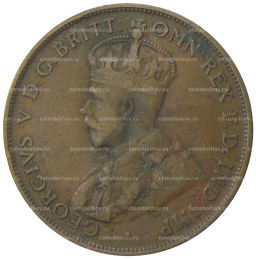 1 пенни 1924 года Австралия