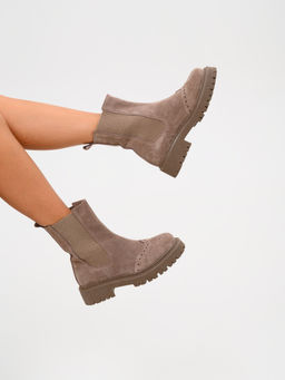 Челси 360.P.taskanaka.Капучино замша/шерсть