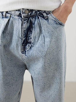Loose Fit Erkek Jean Pantolon