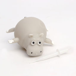 Мялка Бегемот надувается