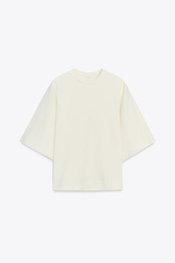 RUSTIC SHORT SLEEVE SWEATSHIRT - Zara фото 6