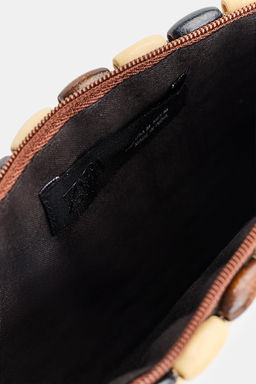 MINI BOLSO BANDOLERA BOLAS MADERA / Tostado - Zara фото 4