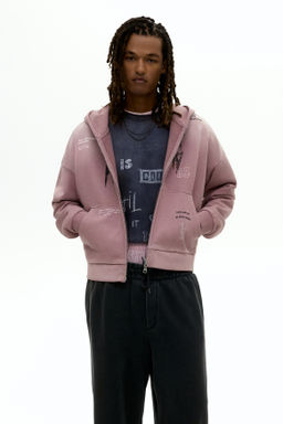 Chaqueta sudadera con cremallera Oversized Fit - H&m фото 2