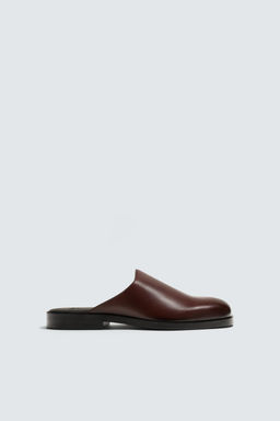 LEATHER CLOGS - Zara фото 3