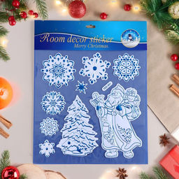 Наклейки на окна «Новогодние», 38×30 см
