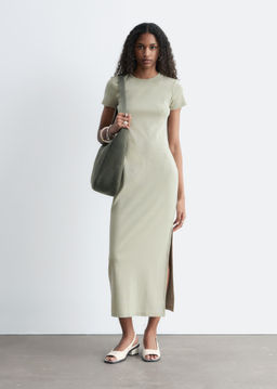Vestido de punto de largo midi - H&m фото 4