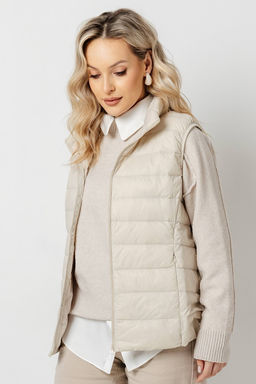 Жилет женский 2001/02/Бежевый - Rise фото 3