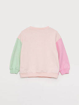 Bisiklet Yaka Uzun Kollu K?z Bebek Sweatshirt - Waikiki фото 2