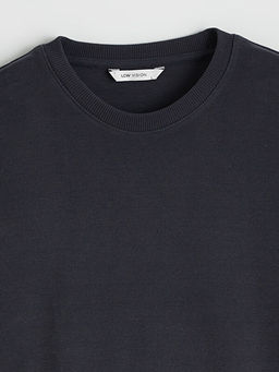 Bisiklet Yaka Erkek Sweatshirt