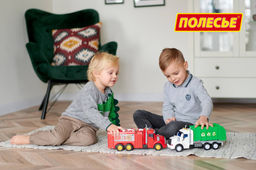 Профи, автомобиль-пожарный инерционный (со светом и звуком) (в коробке) - Полесье фото 7