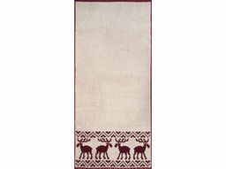 Полотенце махровое 6с102.411ж1 Оленики(кр.дерево1) 67х150см