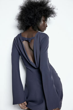 Vestido con espalda drapeada - H&m фото 4