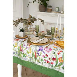 Скатерть Этель Луговые цветы 220х150 см, 100 % хл, саржа 190 гр/м2  фото 6