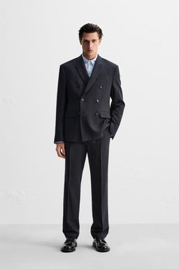 HERRINGBONE SUIT TROUSERS