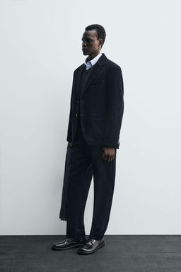 CORDUROY SUIT TROUSERS - Zara фото 4