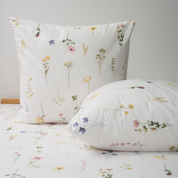 КПБ 2,0 спальный (с простыней на резинке 160х200х25, 2 наволочки 50х70), Ботанический сад Пододеяльник на молнии 177х217; простыня на резинке 160х200х25, наволочка 50х70 - 2шт. - Традиция фото 10