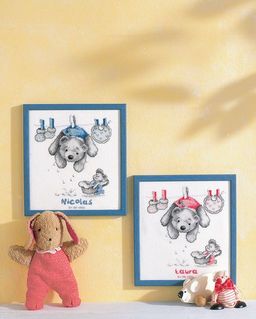 Набор для вышивания VERVACO PN-0011892 С рождением сыночек и дочка 22 х 20 см