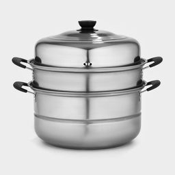 Пароварка «Дари», d=26 см, 2 уровня, нержавеющая сталь