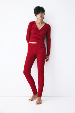 Pijama en punto de canale - H&m фото 3