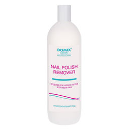 Domix Green Professional Средство для снятия всех видов лака с ацетоном / Nail Polish Remover with Acetone, 1000 мл