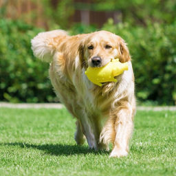 Игрушка пищащая Весёлая свинья для собак, хрюкающая, 19 см, жёлтая - Пижон фото 7