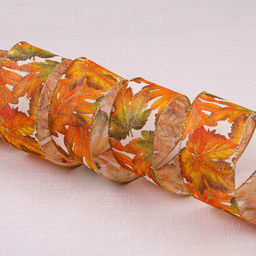 Blumentag декоративная LRW-50 63 мм (2-1/2) 10 м 0.5 м СК/Распродажа 014 оранжевый фото 6