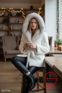 Шуба женская из искусственного меха