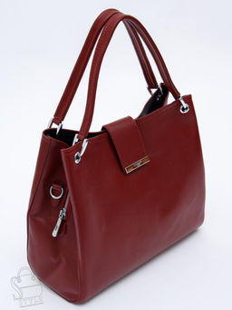 Сумка женская кожаная 98357SP wine red Velina Fabbaino-Safenta