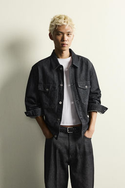 CAZADORA DENIM B?SICA / ?ndigo - Zara фото 2