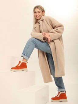 Ботинки EDART 307.florida be.мандарин замша/шерсть - Ed'art фото 14