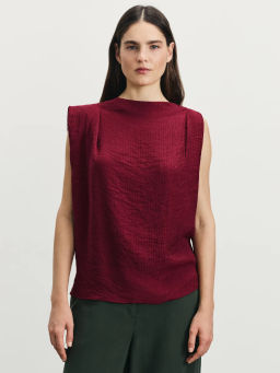 Блуза ассиметричного кроя с содержанием вискозы / Zarina  фото 3