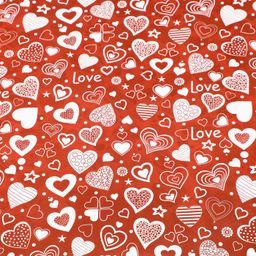 Цена за 10 шт. Бумага упаковочная глянцевая LOVE,двусторонняя, 70 х 100 см - UPAK LAND фото 4