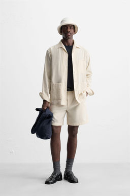 STRIPED OVERSHIRT