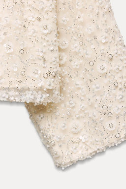 SEQUINNED BEADED CARDIGAN - Zara фото 10