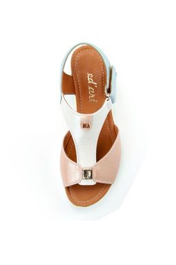 Босоножки EDART 2001.115w.pink+white