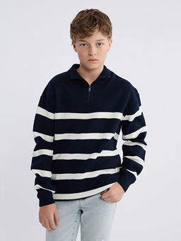 Dik Yaka Erkek ?ocuk Triko Kazak